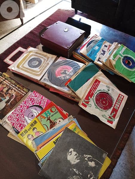 مجموعة قديمة أصلية من الأسطوانات الفينيل Vinyl 3