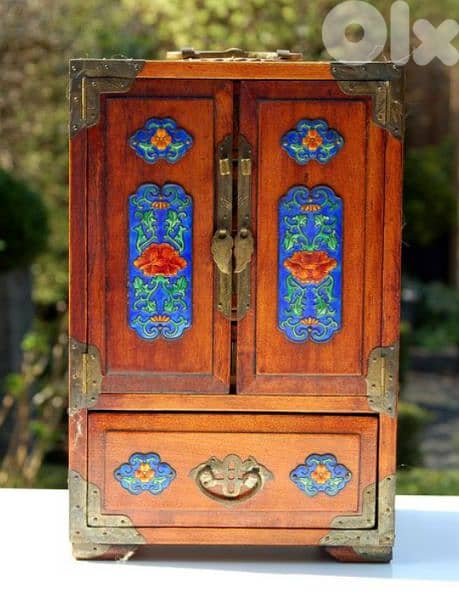 Superb Late 19th. century Chinese Jewellery wooden Box 4