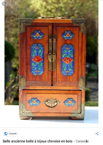 Superb Late 19th. century Chinese Jewellery wooden Box 5