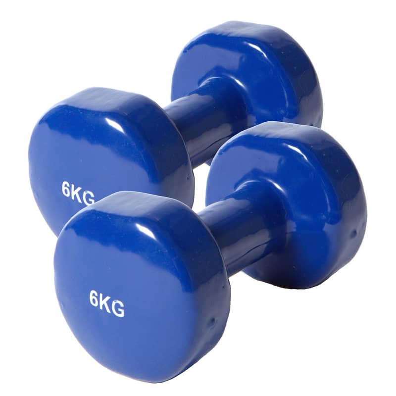 6KG Vinyl dumbbells 0