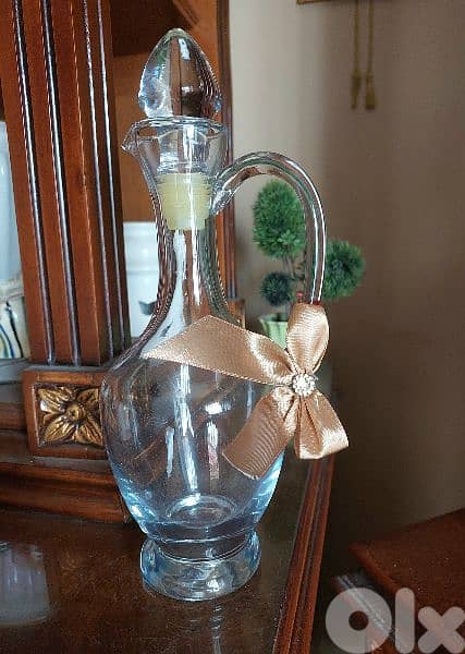 Glass - Decanter and Long Cup - كأس زجاج و قارورة 0