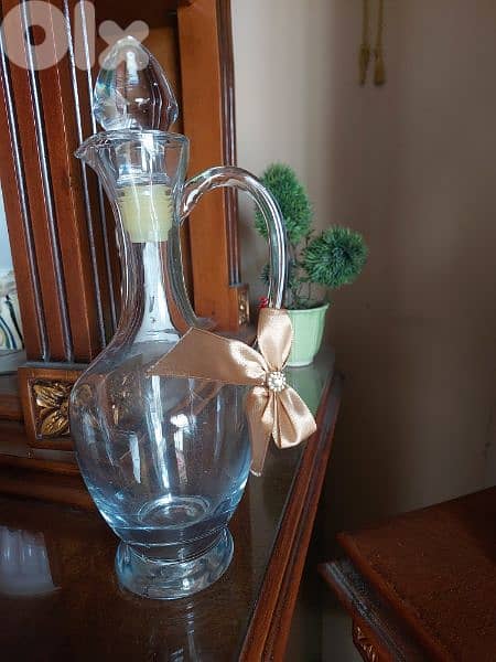 Glass - Decanter and Long Cup - كأس زجاج و قارورة 2