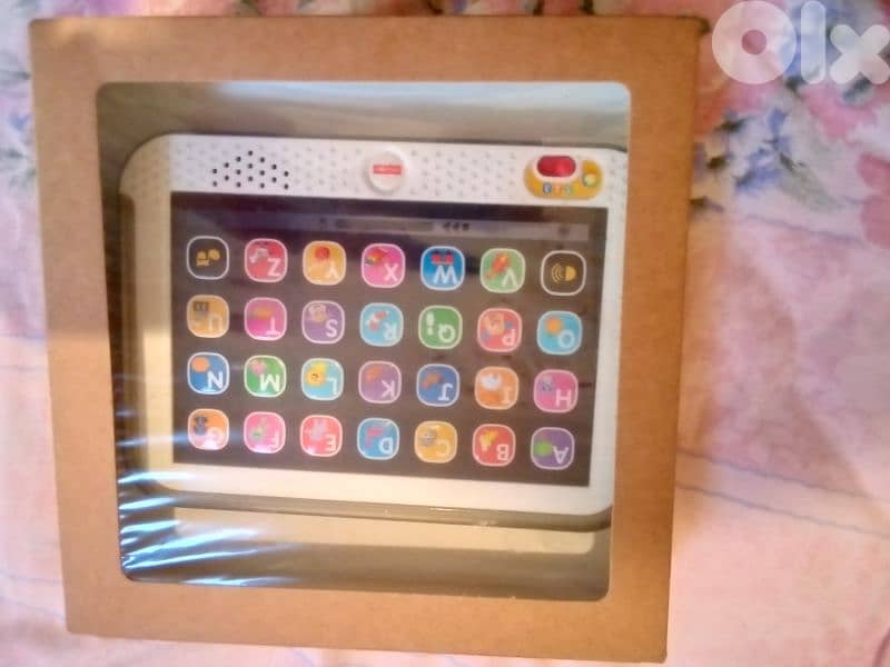 FISHER PRICE FRENCH ALPHABETIC LETTERS+ANIMALS NAMES +VOICES BOARD TOY 2