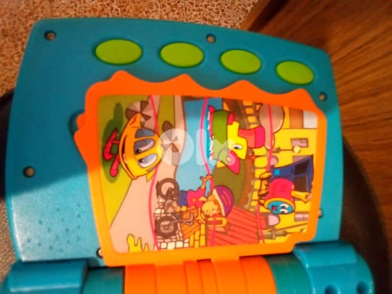 ABC BOOK BOARD +ANIMALS+TRANSPORT+MUSICAL ins VOiCES FRENCH As new TOY 5