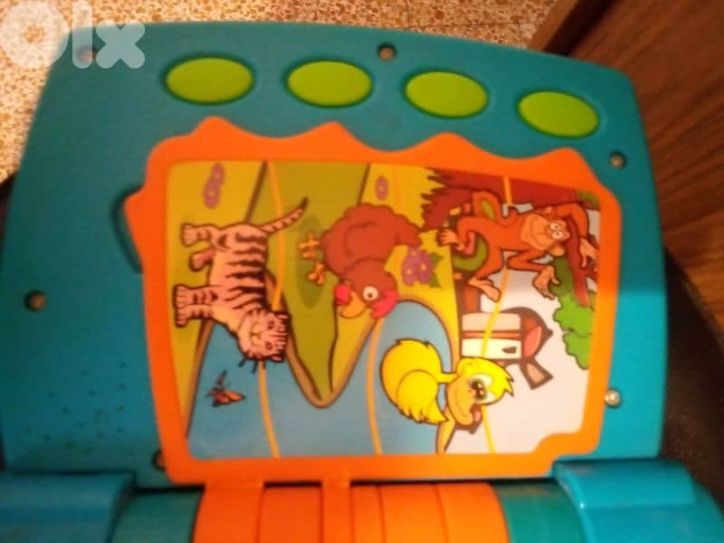 ABC BOOK BOARD +ANIMALS+TRANSPORT+MUSICAL ins VOiCES FRENCH As new TOY 4