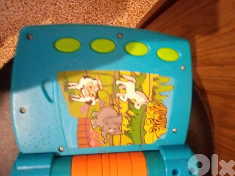 ABC BOOK BOARD +ANIMALS+TRANSPORT+MUSICAL ins VOiCES FRENCH As new TOY 2