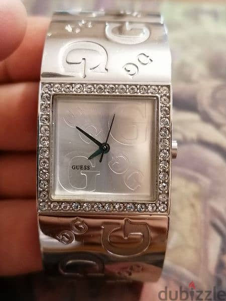 guess watch all steel original 0