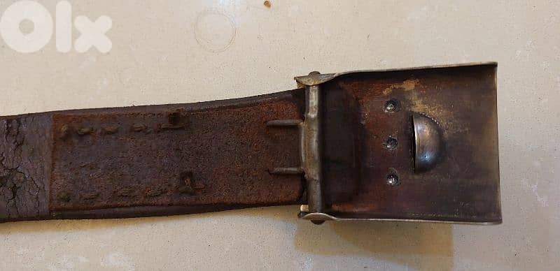 German Nazi  Army  leatherbelt WW II 4