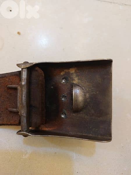 German Nazi  Army  leatherbelt WW II 5