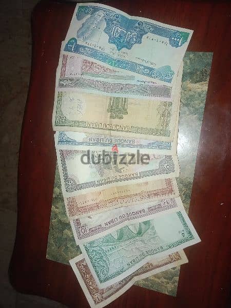 مجموعة الليرة اللبنانية القديمة كاملة 1