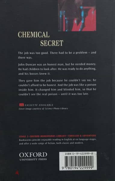 "CHEMICAL SECRET" - used book 1