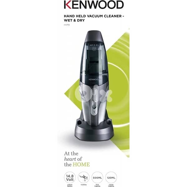 Kenwood, Wet & Dry Cordless Handheld Vacuum Cleaner, 14.8V, Grey 2