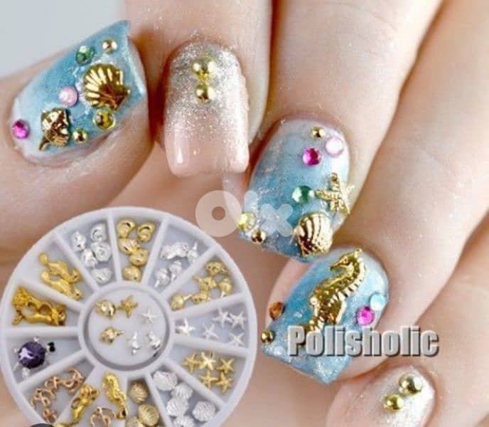 fast nails art 3D fruit nails decoration 2