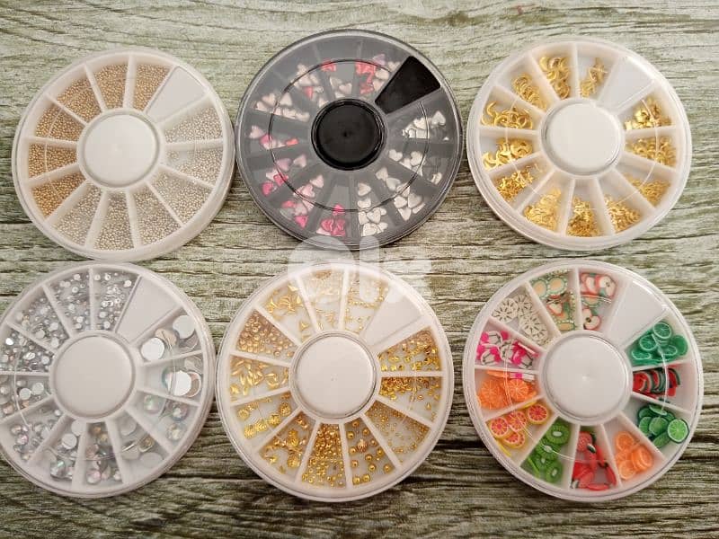 fast nails art 3D fruit nails decoration 3