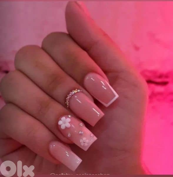 fast nails art 3D fruit nails decoration 5