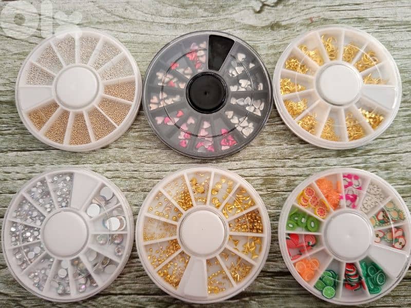 fast nails art 3D fruit nails decoration 6