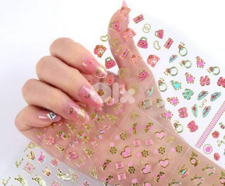 fast nails art 3D fruit nails decoration 9