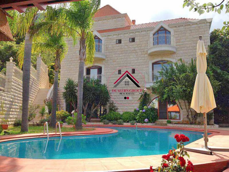 Private Pool ! Deluxe Villa for sale in Chnaneir - Kesrouane 0