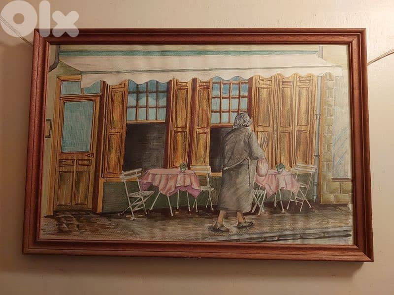 Wall Decoration Painting - Handmade  - لوحة رسم يد 0