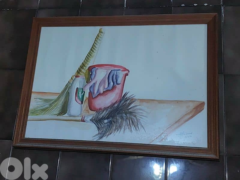 Wall Decoration Painting  - Handmade  - لوحة رسم يد 0