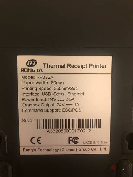 Rongta Thermal Receipt Printer 1