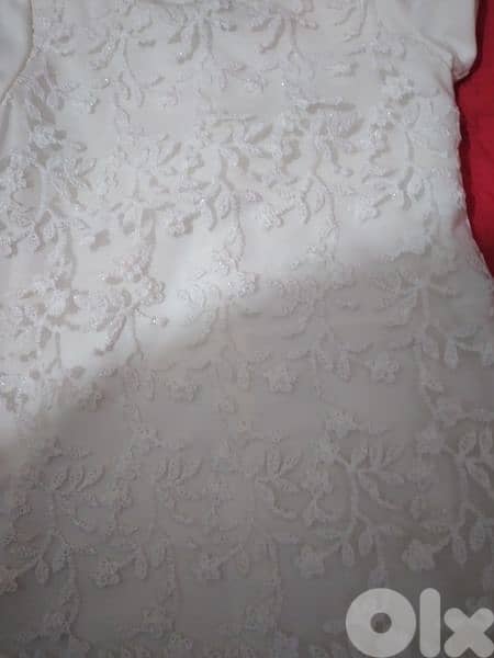 dress embroided lace ofwhite 3 to 7years turkey 6