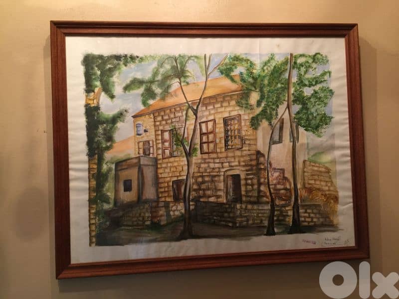 Wall Decoration Painting  - Handmade  - لوحة رسم يد 2