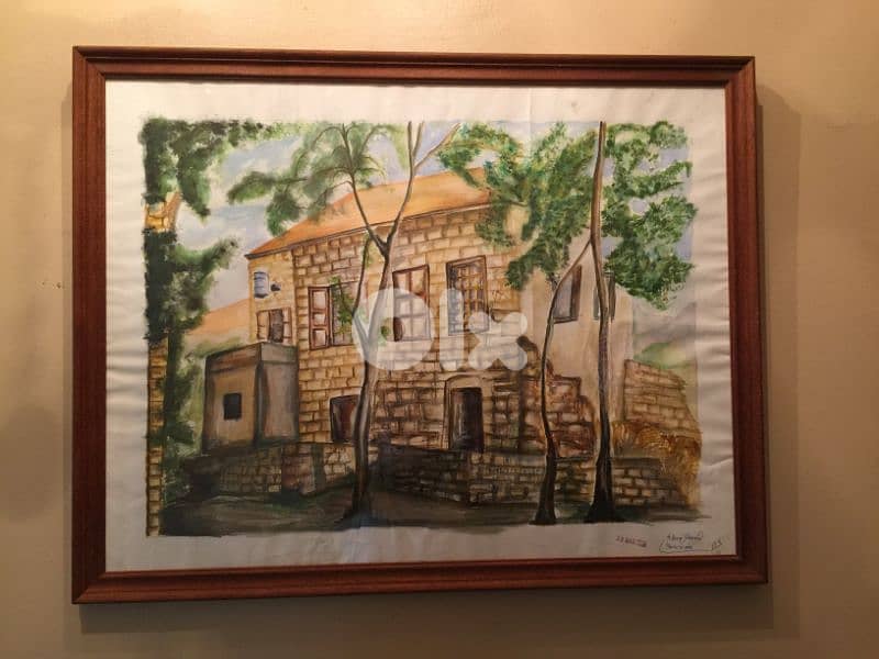 Wall Decoration Painting  - Handmade  - لوحة رسم يد 3