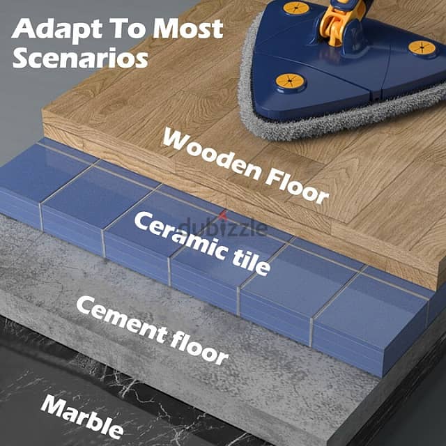 Butterfly Mop, Hands-Free Dryer, 360° Rotatable Cleaner 7