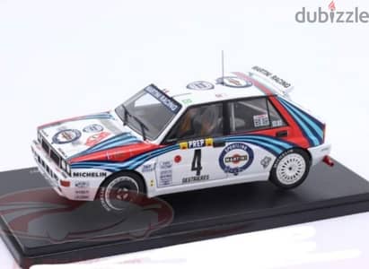 Lancia Integrale HF (Monte Carlo 1992) diecast car model 1:24.