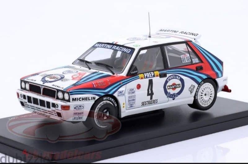 Lancia Integrale HF (Monte Carlo 1992) diecast car model 1:24. 1