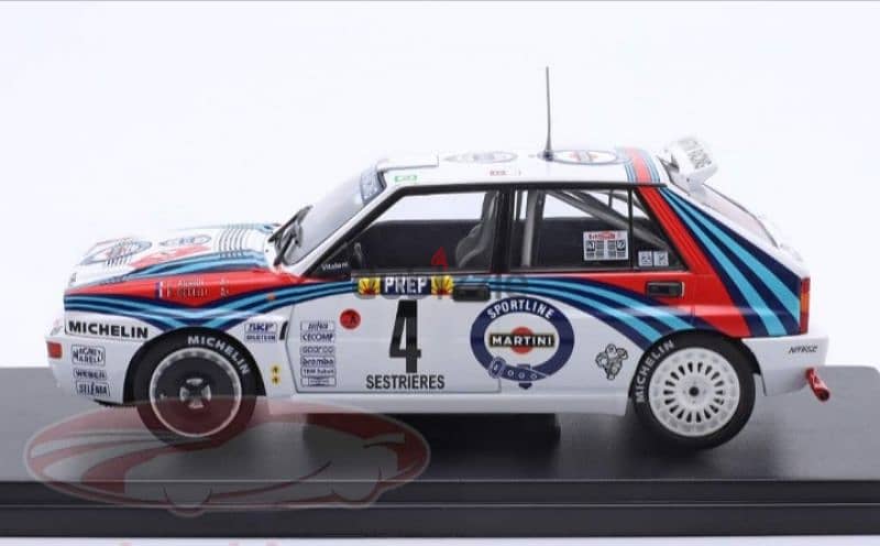 Lancia Integrale HF (Monte Carlo 1992) diecast car model 1:24. 2
