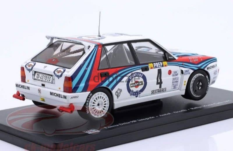 Lancia Integrale HF (Monte Carlo 1992) diecast car model 1:24. 3