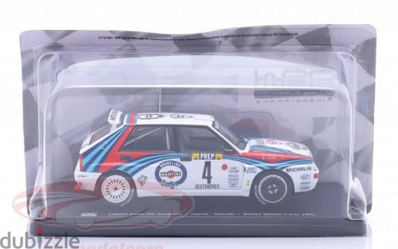 Lancia Integrale HF (Monte Carlo 1992) diecast car model 1:24. 5