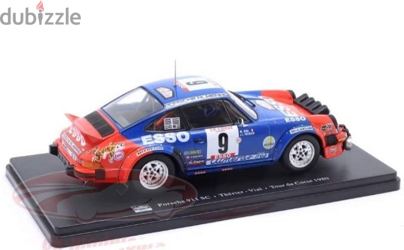 Porsche 911 SC  (Tour de Corse 1980) diecast car model 1:24. 4