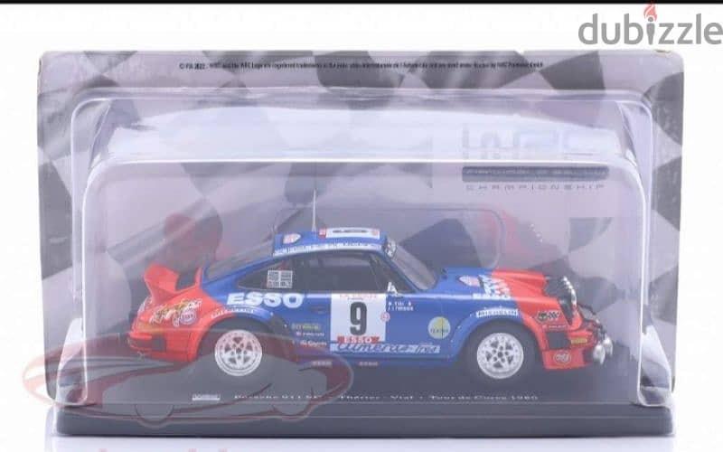 Porsche 911 SC  (Tour de Corse 1980) diecast car model 1:24. 5