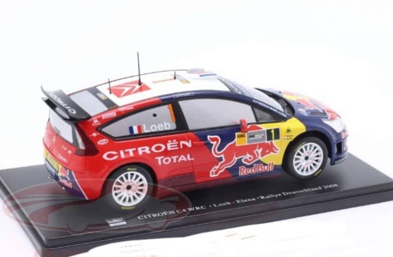 Citroën C4 WRC  (Germany 2008) diecast car model 1:24. 4