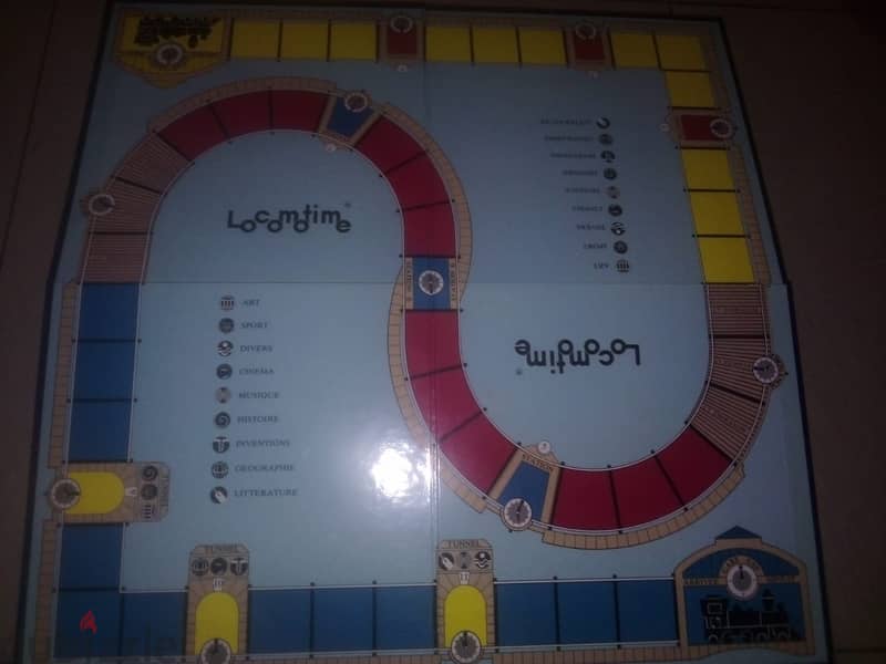 Locomotion rare vintage 1993 educative board game in french 3