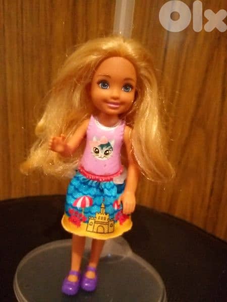 CHELSEA CLUB Barbie SMALLER SISTER Mattel wearing +shoes great doll=16 0
