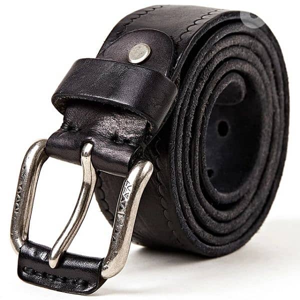 Italian full grain 100% Genuine Leather Cowhide Belts قشاط جلد 1