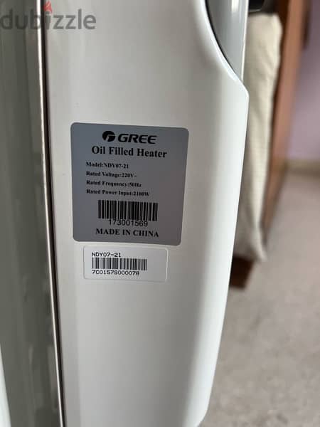 2 Gree Electric Oil Heaters 2