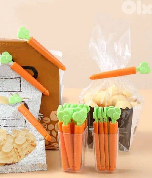 cute kitchen bags sealing clips 4