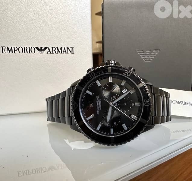 Original Full Black Emporio Armani For Men 0