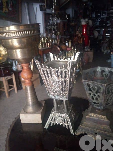 مجموعة مباخر  نحاس مشكل 0