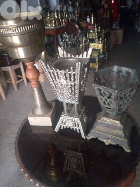 مجموعة مباخر  نحاس مشكل 1
