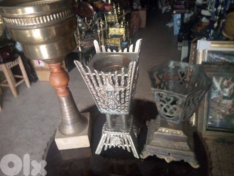 مجموعة مباخر  نحاس مشكل 2