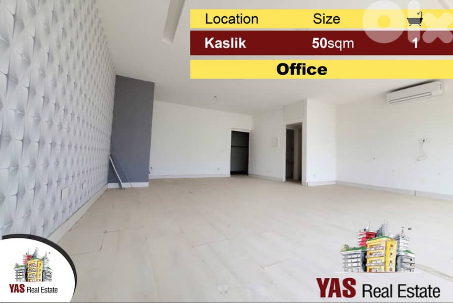 Kaslik 50m2 | Office | Prime Location | Excellent Condition | 0