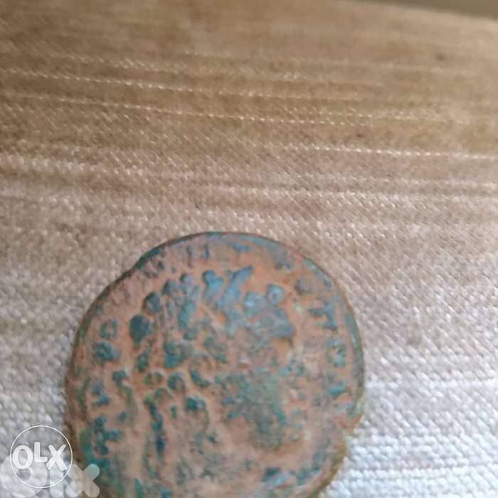 Phoenician Bronze Coin Of Melqart God of Tyre year 100 BC 0