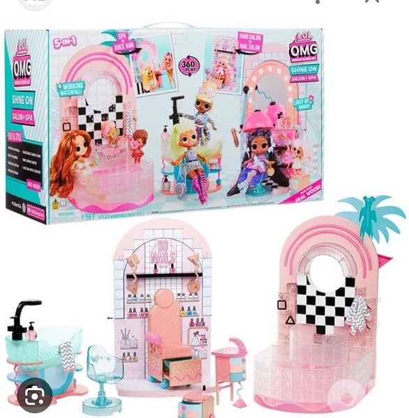 LOL Surprise Shine On Salon & Spa 5-N-1 Playset 0