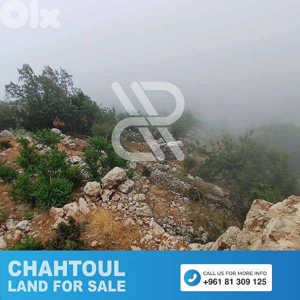 Land for sale in chahtoul - أرض للبيع في شحتول 3